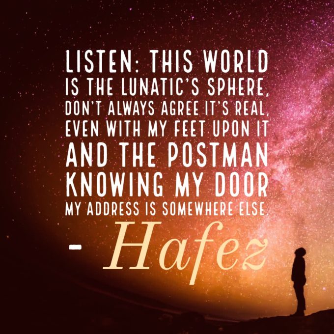 Hafez Lunatic Quote